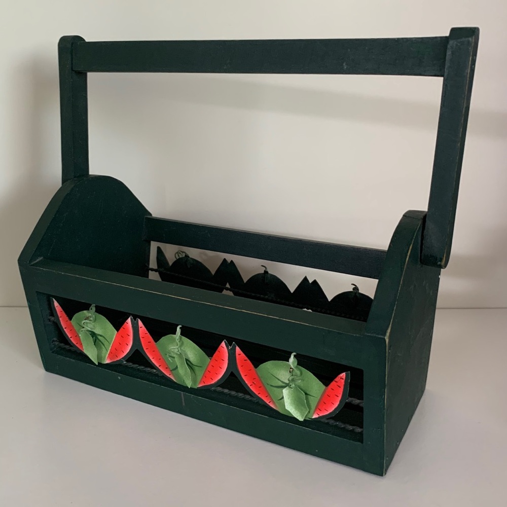 Vintage Wood watermelon basket